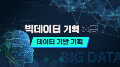 빅데이터 기획 초급 - 데이터 기반 기획 강좌 썸네일